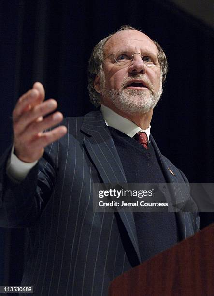 New Jersey Governer Jon S. Corzine during Jesse Jackson's Ninth Annual Wall Street Project Economic Summit Awards Luncheon at Sheraton New York Hotel...