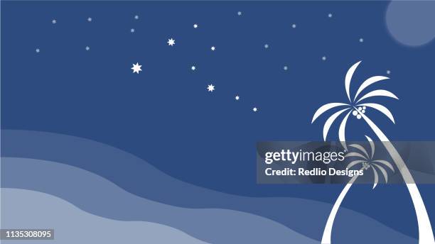 night scenery background - dramatic landscape stock illustrations