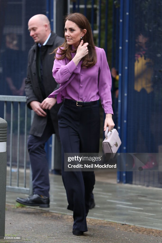 Duchess Of Cambridge Visits The Henry Fawcett Children's Centre