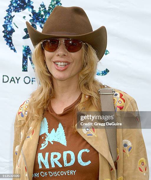 Rosanna Arquette during NRDC Day Of Discovery Fair - Arrivals at Wadsworth Theater Grounds in Westwood, California, United States.