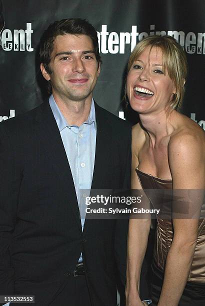 Scott Phillips, Julie Bowen during Entertainment Weekly's 10th Annual Academy Award Party at Elaine's Restaurant in New York, New York, United States.