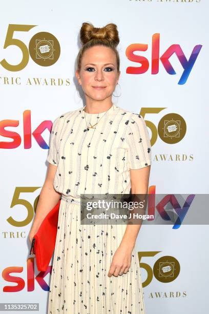 Kellie Bright attends the 2019 'TRIC Awards' held at The Grosvenor House Hotel on March 12, 2019 in London, England.