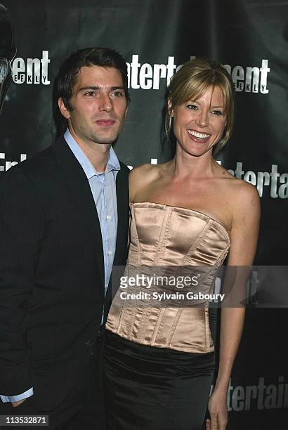 Julie Bowen, Scott Phillips during Entertainment Weekly's 10th Annual Academy Award Party at Elaine's Restaurant in New York, New York, United States.