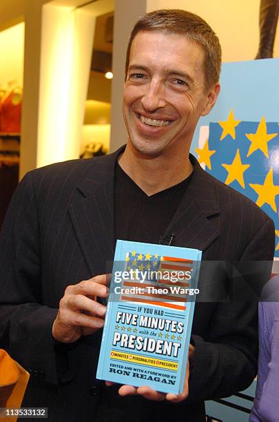 Ron Reagan during The Creative Coalition at The Republican National Convention - Book Launch for Ron Reagan's "5 Minutes With The Next President" at...