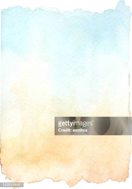 abstract paint gradient - watercolor painting stock illustrations