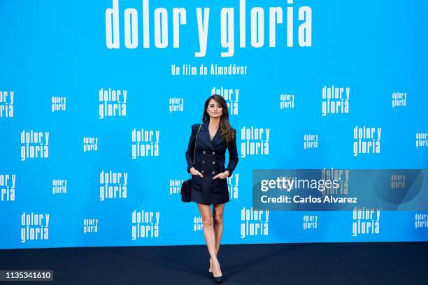 Penelope Cruz attends 'Dolor y Gloria' photocall at the Villamagna Hotel on March 12, 2019 in Madrid, Spain.