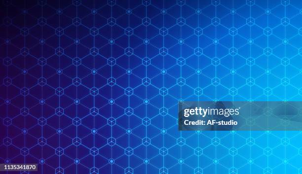 abstract blockchain network background - artificial intelligence background stock illustrations