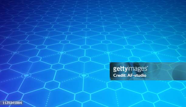 abstract blockchain network background - isometric grid pattern stock illustrations