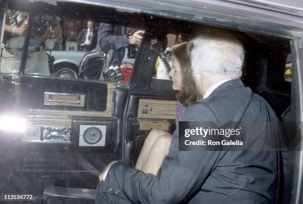 Jackie Onassis during Courtney Kennedy and Jeff Ruhe Wedding at Holy Trinity Church in Washington D.C., United States.