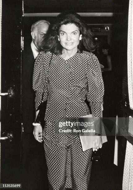 Jackie Onassis during Courtney Kennedy and Jeff Ruhe Wedding at Holy Trinity Church in Washington D.C., United States.