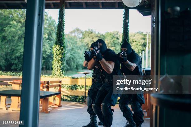 missione di polizia - task force foto e immagini stock