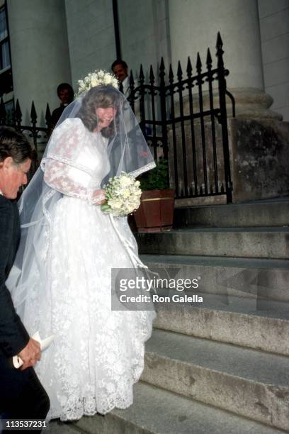 Courtney Kennedy & Ted Kennedy during Courtney Kennedy and Jeff Ruhe Wedding at Holy Trinity Church in Washington D.C., United States.