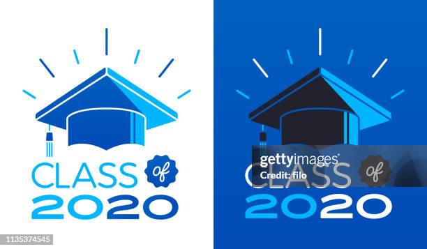 ilustrações, clipart, desenhos animados e ícones de classe de 2020 - 2020