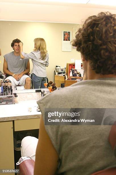 Luke Walton during Los Angeles Laker Luke Walton Makes His Daytime Debut on CBS' "The Young and the Restless" Set to Air August 30, 2006 at CBS in...