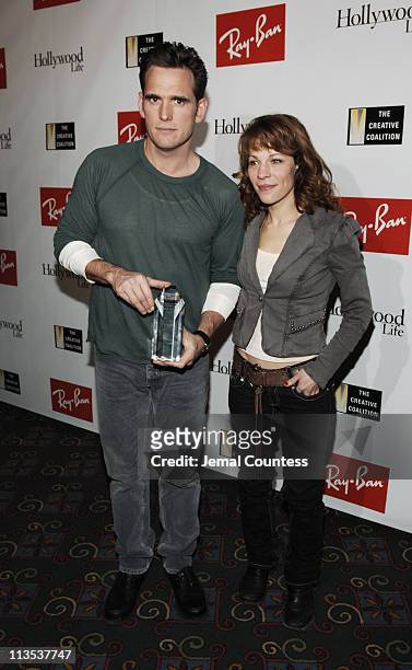 Matt Dillon and Lili Taylor during 2006 Park City - 2006 Ray-Ban Visionary Awards Hosted by The Creative Coalition and Hollywood Life at Stein...