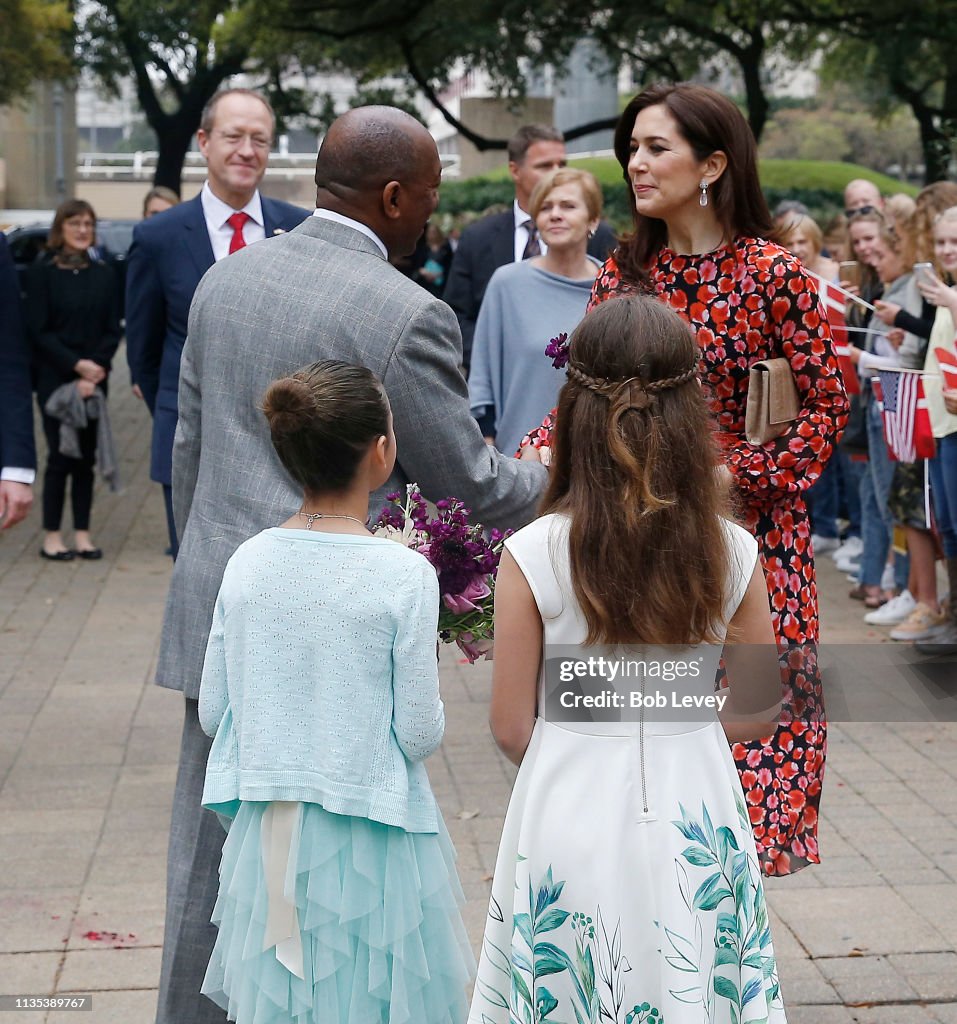 HRH The Crown Princess of Denmark Visits Austin & Houston, Texas