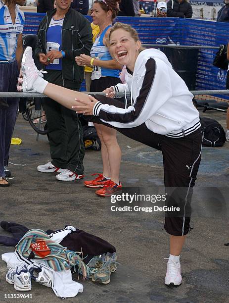 Amanda Detmer during 19th Annual Nautica Malibu Triathlon - Arrivals at Zuma Beach in Malibu, California, United States.