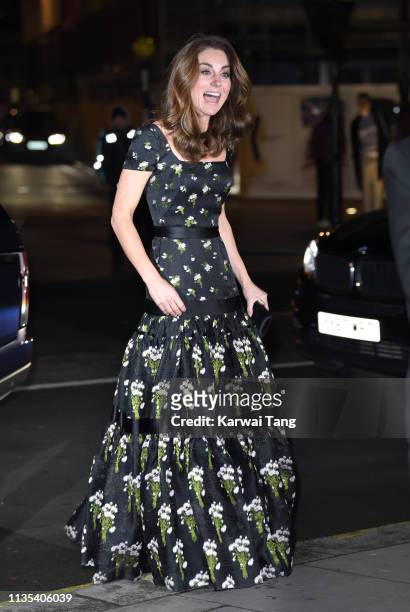 Catherine, Duchess of Cambridge attends the Portrait Gala 2019 at National Portrait Gallery on March 12, 2019 in London, England.