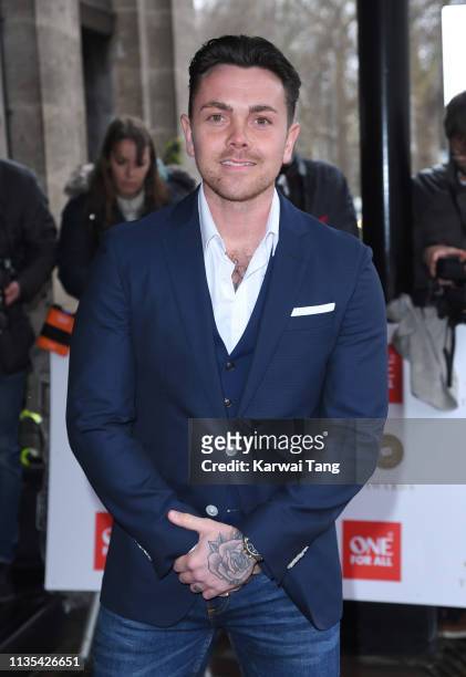 Ray Quinn attends the 2019 'TRIC Awards' held at The Grosvenor House Hotel on March 12, 2019 in London, England.