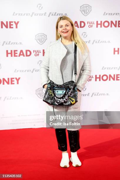 German actress Anne-Sophie Briest during the "Head full of Honey" premiere at Zoo Palast on March 12, 2019 in Berlin, Germany.