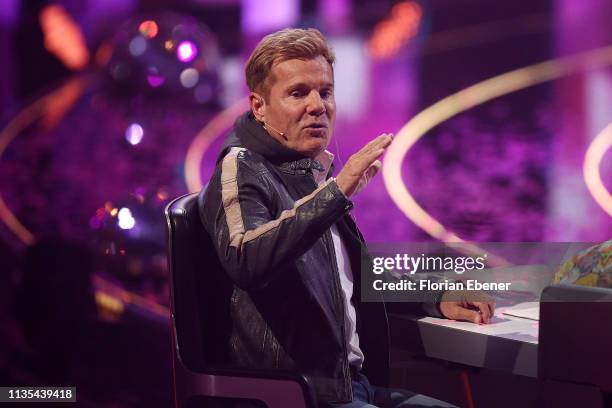 Dieter Bohlen during the first event show of the tv competition "Deutschland sucht den Superstar" at Coloneum on April 6, 2019 in Cologne, Germany....