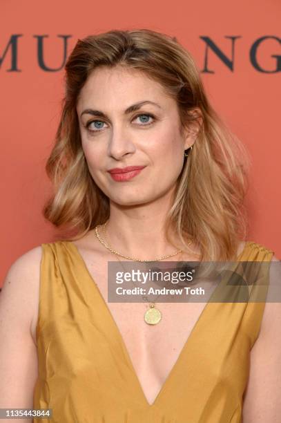 Director Laure De Clermont-Tonnerre premiere of Focus Features' "The Mustang" at ArcLight Hollywood on March 12, 2019 in Hollywood, California.