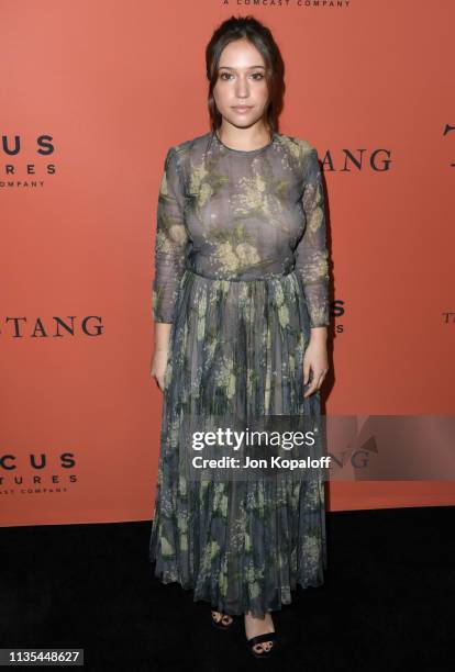Gideon Adlon attends the premiere of Focus Features' "The Mustang" at ArcLight Hollywood on March 12, 2019 in Hollywood, California.