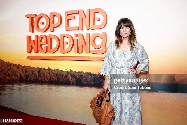 Michala Banas attends the Melbourne Premiere of Top End Wedding at Rivoli Cinemas on April 7, 2019 in Melbourne, Australia.