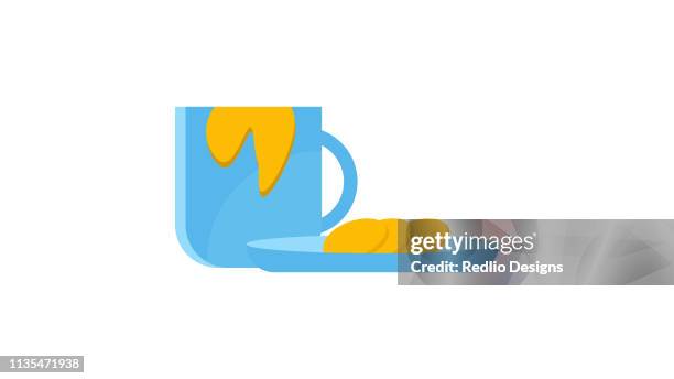 coco cup drinking icon - drinking hot coco stock illustrations