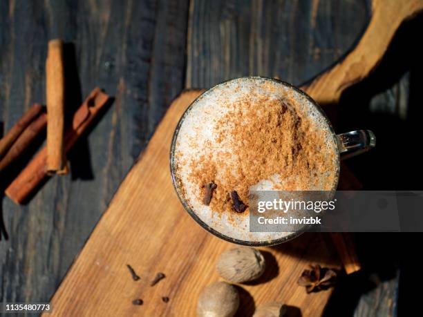 chai latte - chai tea stock pictures, royalty-free photos & images