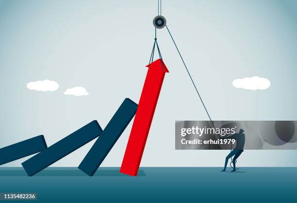 conquering adversity - bail out stock illustrations