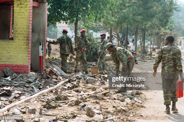 Scenes in Rwanda following the civil war, 30th July 1994.