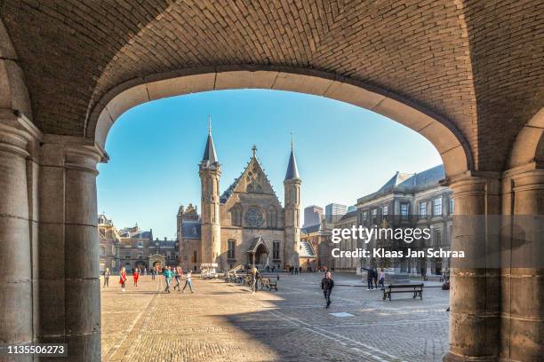 荷蘭海牙 binnenhof 的騎士大廳 - binnenhof 個照片及圖片檔