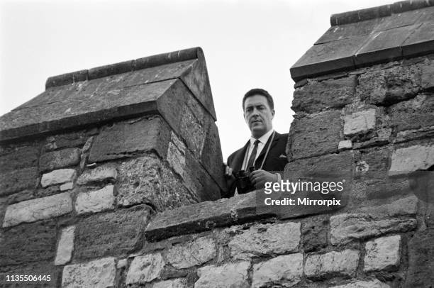 The Investiture of Prince Charles at Caernarfon Castle, Caernarfon, Wales, Pictured, security at Caernarfon Castle, 1st July 1969.