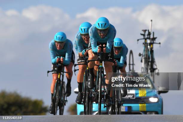 Dario Cataldo of Italy and Astana Pro Team / during the 54th Tirreno-Adriatico 2019, Stage 1 a 21,5km Team Time Trial stage from Lido Di Camaiore to...