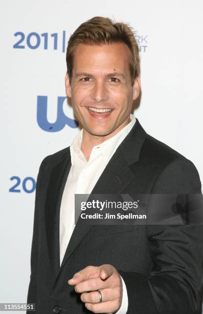 Actor Gabriel Macht attends the 2011 USA Upfront at The Tent at Lincoln Center on May 2, 2011 in New York City.