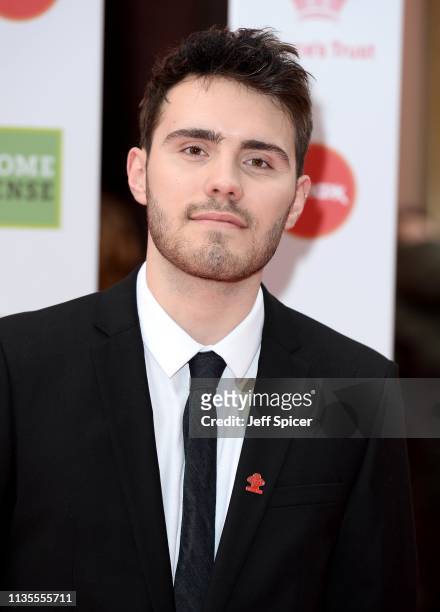 Alfie Deyes attends The Prince’s Trust, TKMaxx and Homesense Awards at The Palladium on March 13, 2019 in London, England.