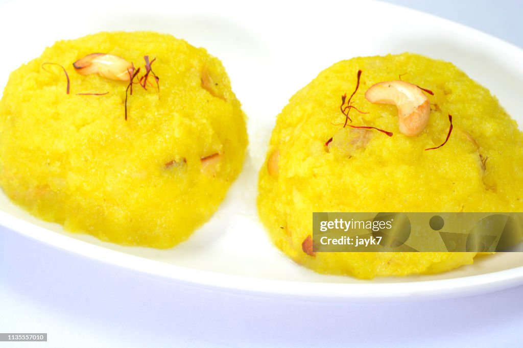 Pineapple Kesari Indian Food