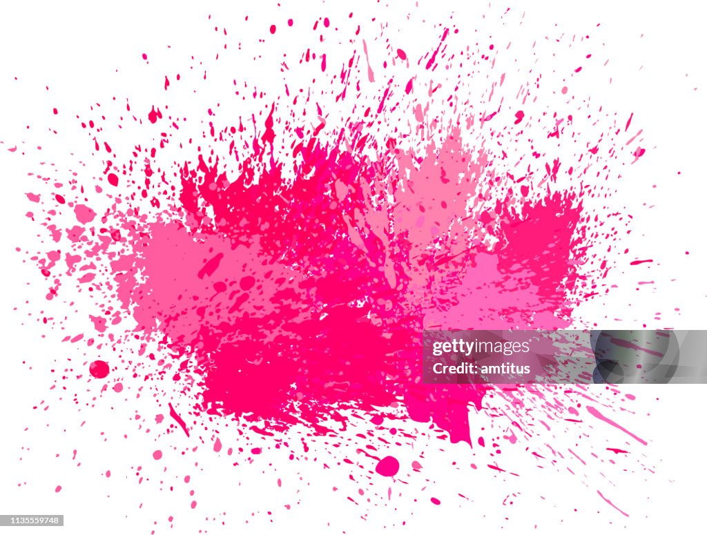 Pink Paint Splash High-Res Vector Graphic - Getty Images
