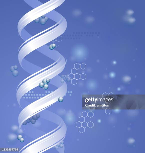 abstract dna - dna spiral stock illustrations