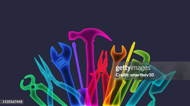 hand tools - pliers stock illustrations