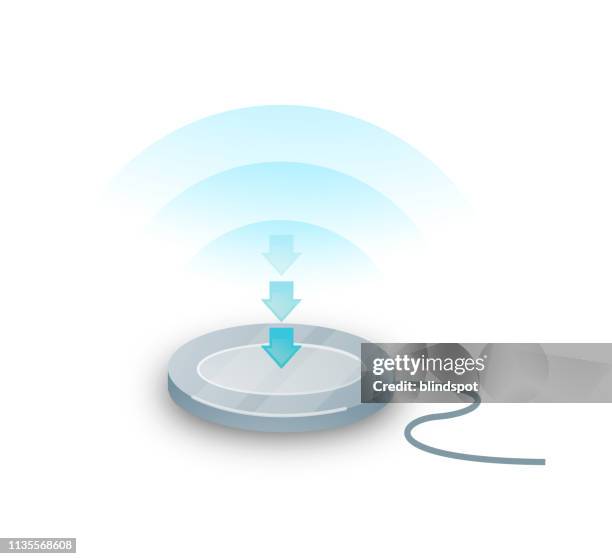 wireless charging station - wireless charging stock illustrations