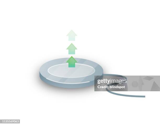 wireless charging station - wireless charging stock illustrations