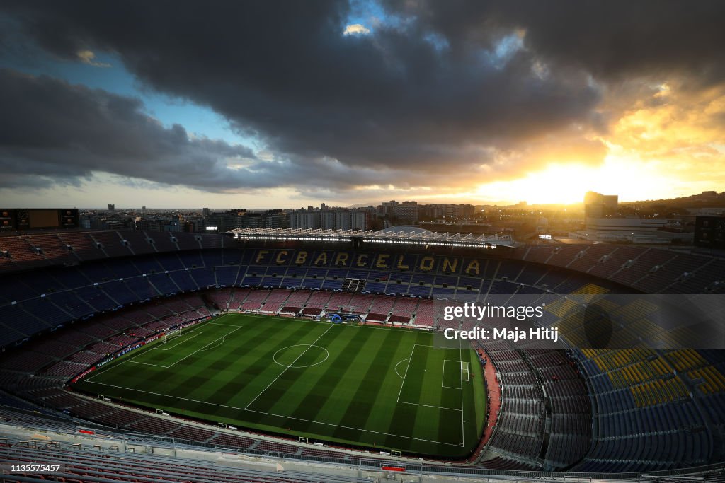 FC Barcelona v Olympique Lyonnais - UEFA Champions League Round of 16: Second Leg