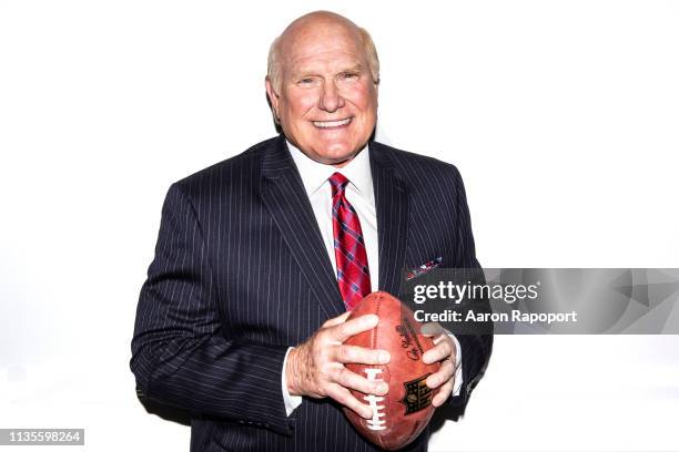 Football and television star announcer Terry Bradshaw poses for a portrait in October 2018 in Los Angeles, California.