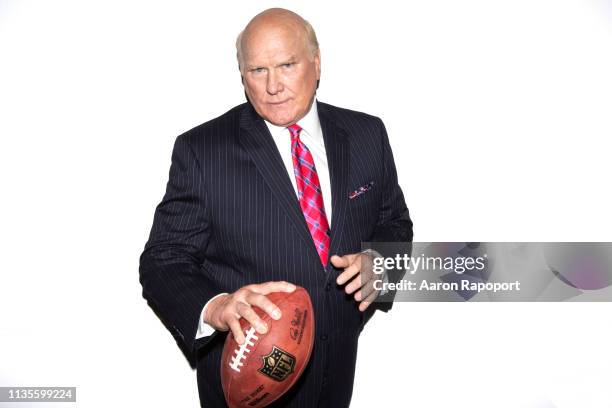 Football and television star announcer Terry Bradshaw poses for a portrait in October 2018 in Los Angeles, California.