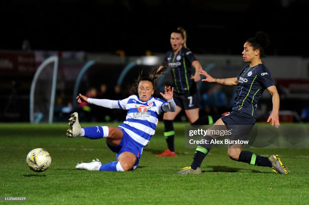 Reading Women v Manchester City Women - WSL