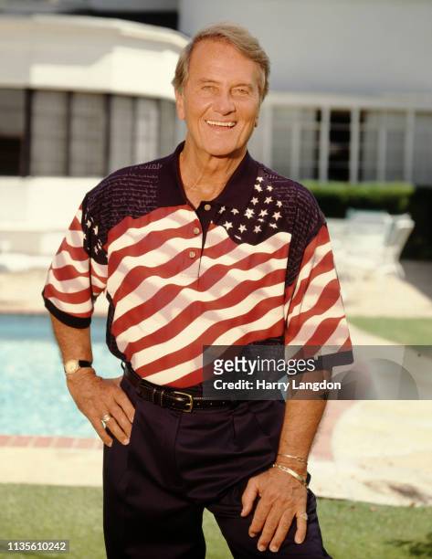 Actor Pat Boone poses for a portrait in 2008 in Los Angeles, California.