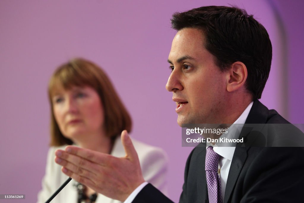 Labour Party Leader Ed Miliband Speaks At His Weekly Press Conference