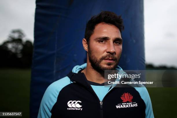 Nick Phipps of the Waratahs poses during a Waratahs Training Session at David Philips Sports Complex on March 14, 2019 in Sydney, Australia.